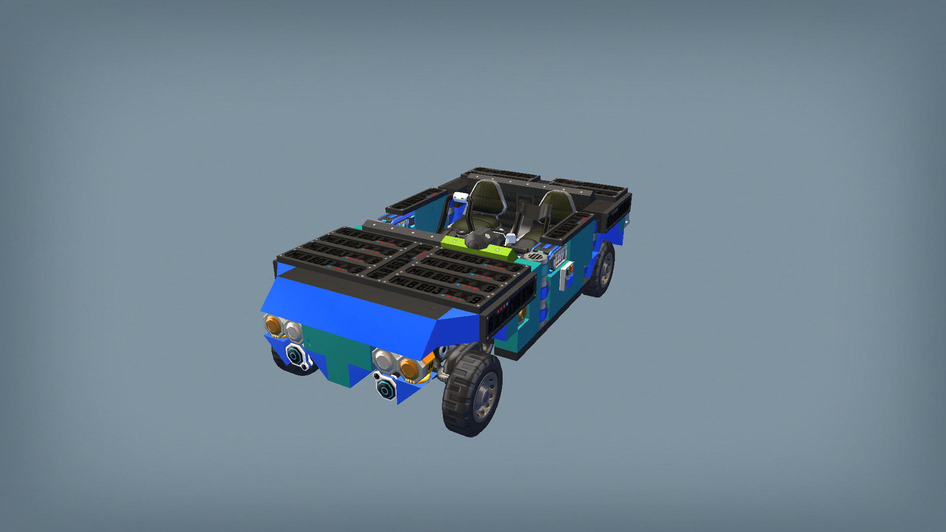 B_Scrap Smart Compact Mini Car