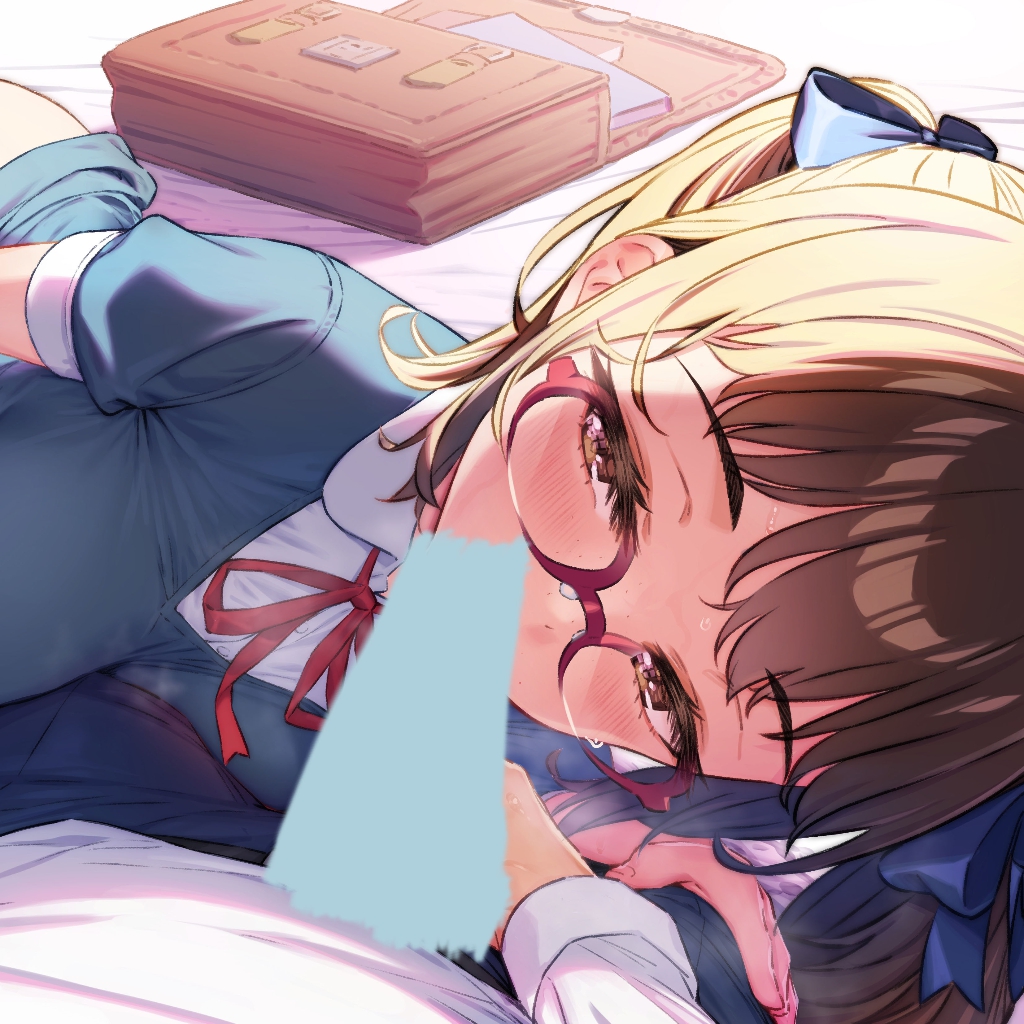 [4k/x-ray] 地味子ちゃんの処理を手伝う僕