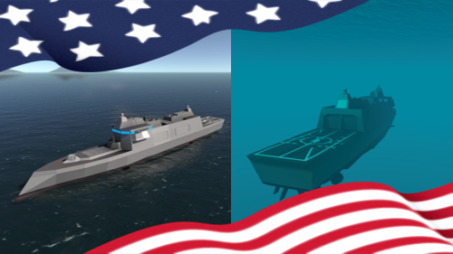 USN Submersible Main Surface Combatant V4