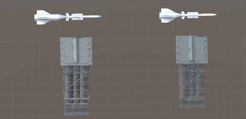 Aster 15 & 30 Missile Sylver A43 & A50 VLS set
