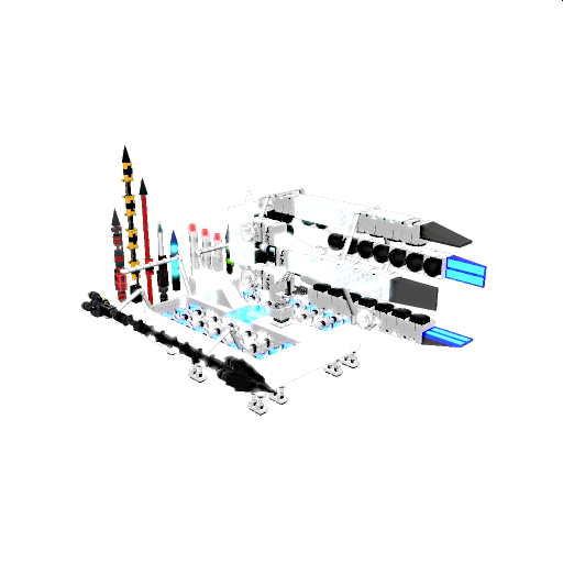 Rocket Rail Gun R.R.G Full Equipment