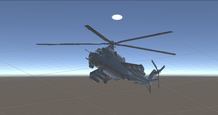(Functional) Mi-24 Hind Helicopter Gunship