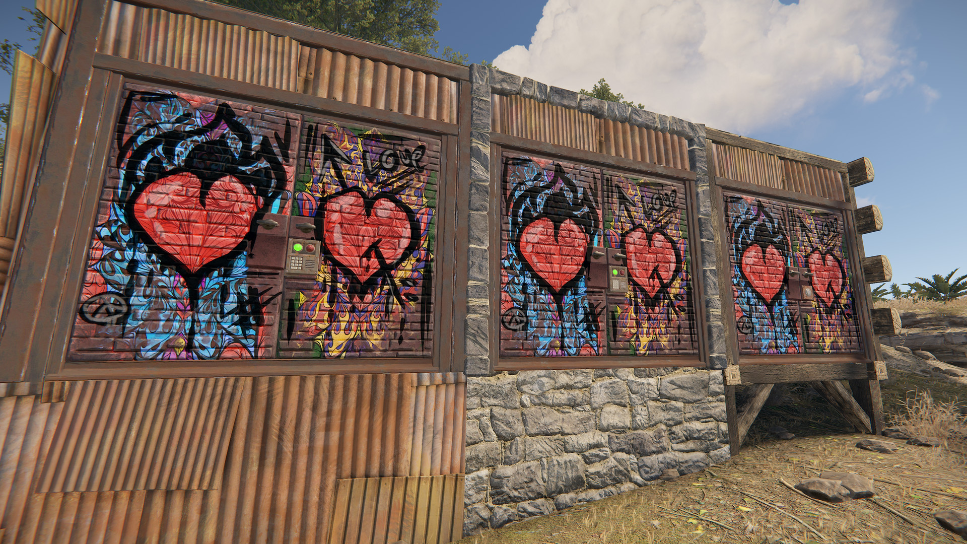 Graffiti Love Double Door
