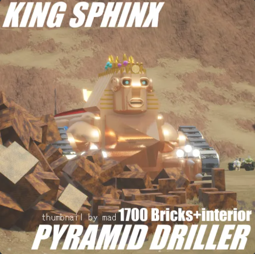 King Sphinx´s Pyramid Driller + interior