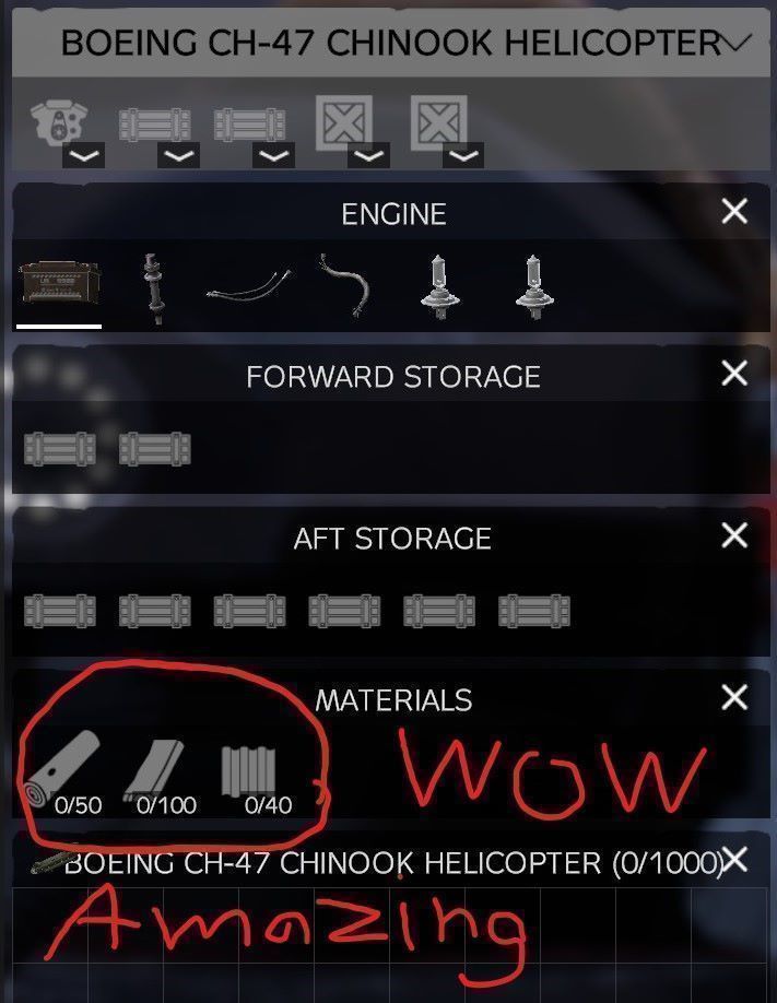 Chinok and Sikorsky basebuilding slots