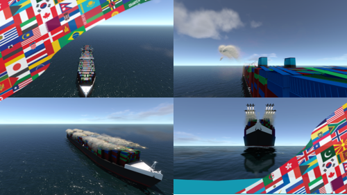 Militarized ASuW Container Ship