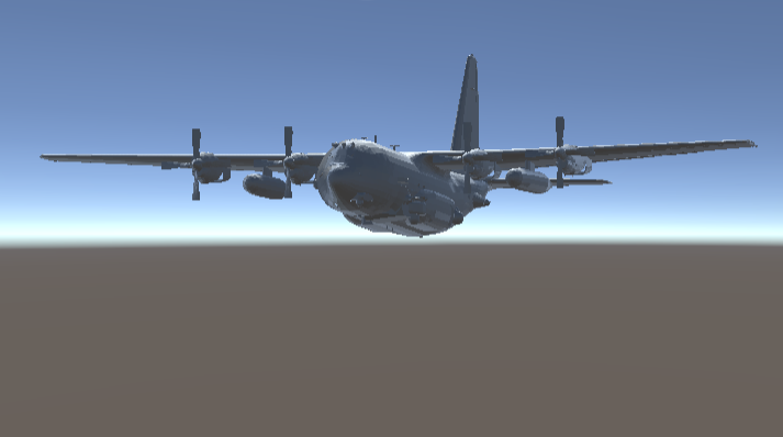 AC-130U with GAU-12 Equalizer Autocannon