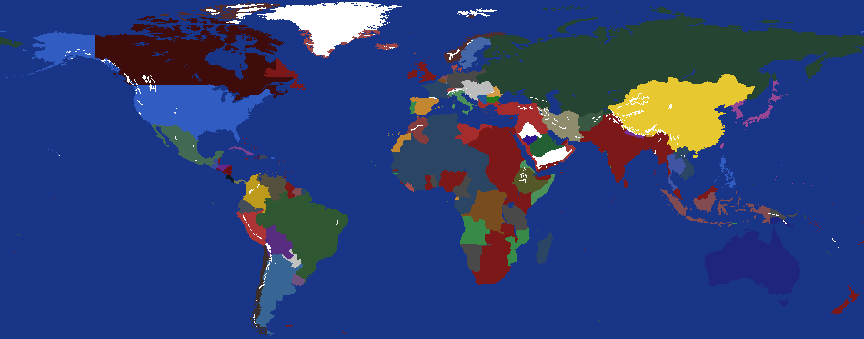 World Map - 1905 (Large)