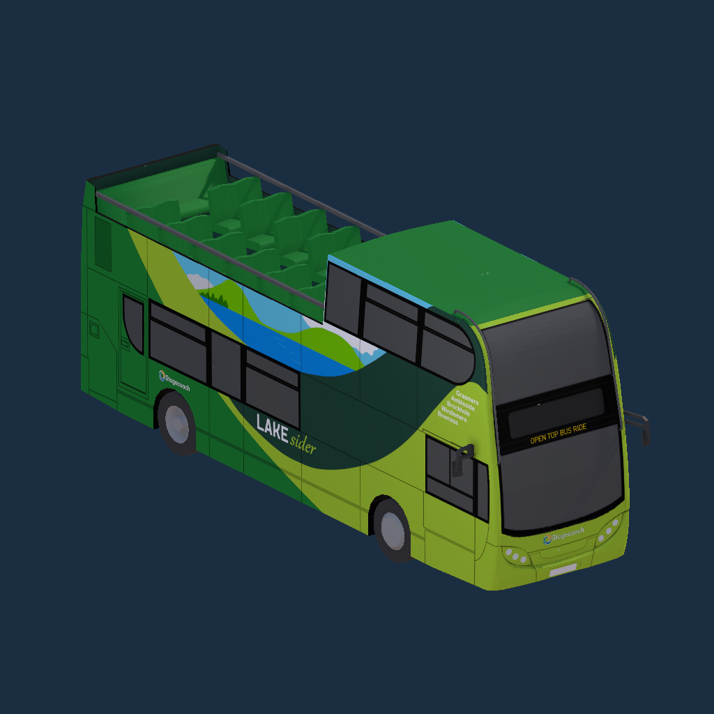Stagecoach Lakes Lakesider Enviro 400 Open Top (E400)