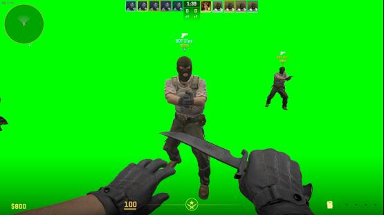 Green Screen – Counter-Strike 2 Mod