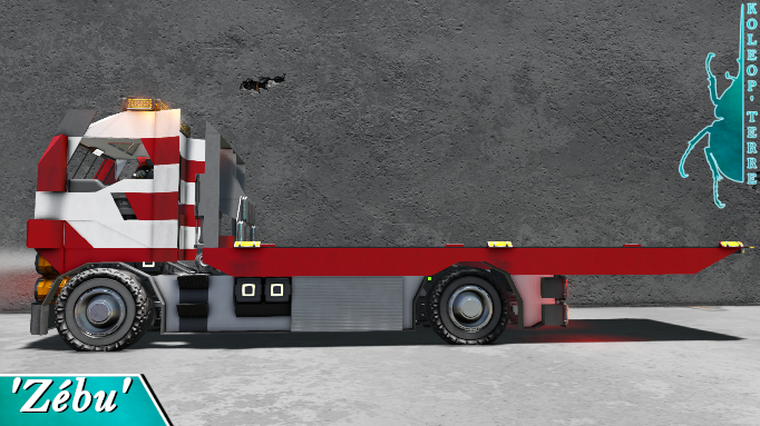Koleop'Terre T-2S 'Zebu' Flatbed Tow Truck