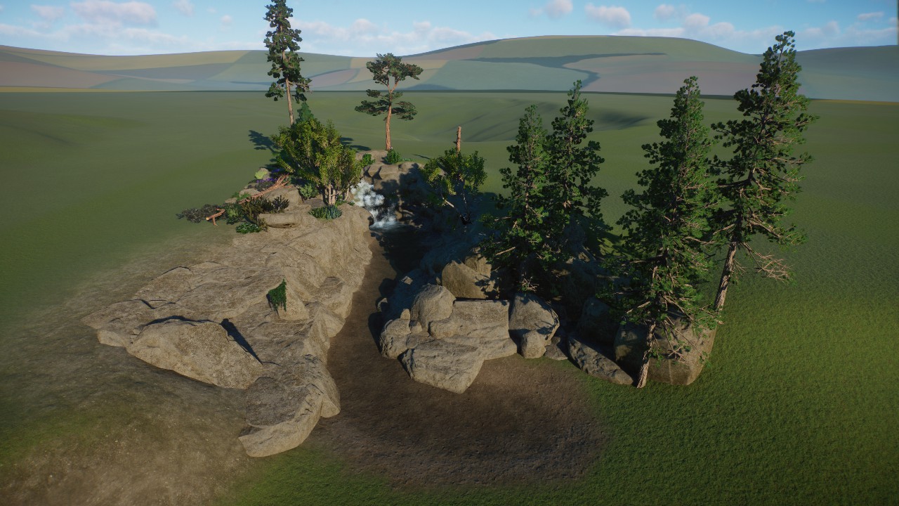 Taiga Gorge with Cave preview