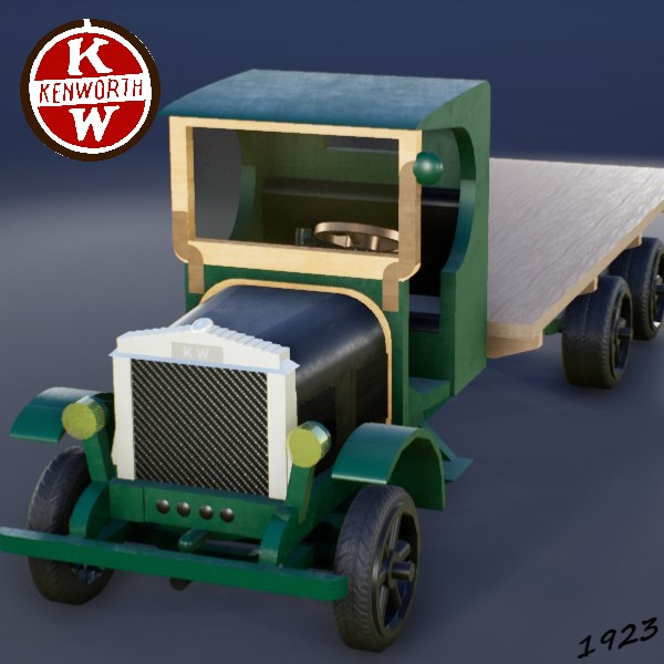 1923 Kenworth KS 3-Axle Flatbed