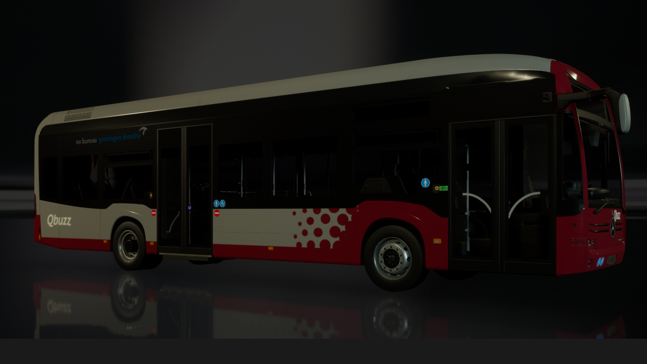 Qbuzz Groningen oud MB eCitybus 12m and 18m