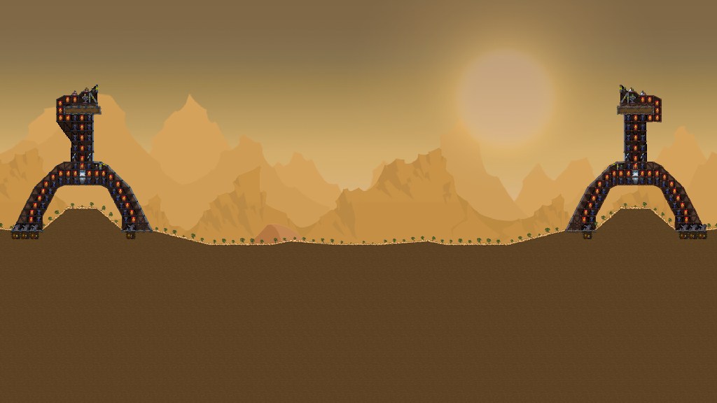 Unstable Desert Ruins 1v1