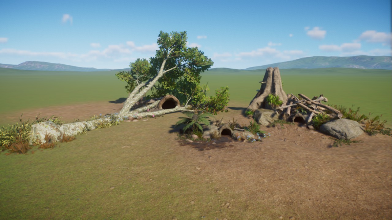 Animal Burrow - Oceanic Temperate