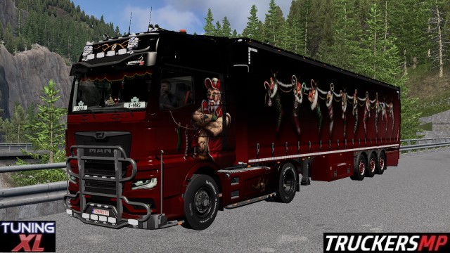 MAN TGX 2020 4x2 + Trailer X-mas (TruckersMP)