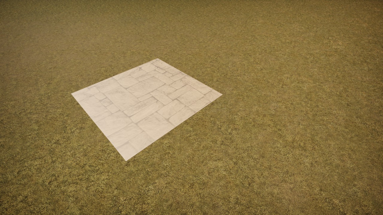 4m Flagstone floor cover