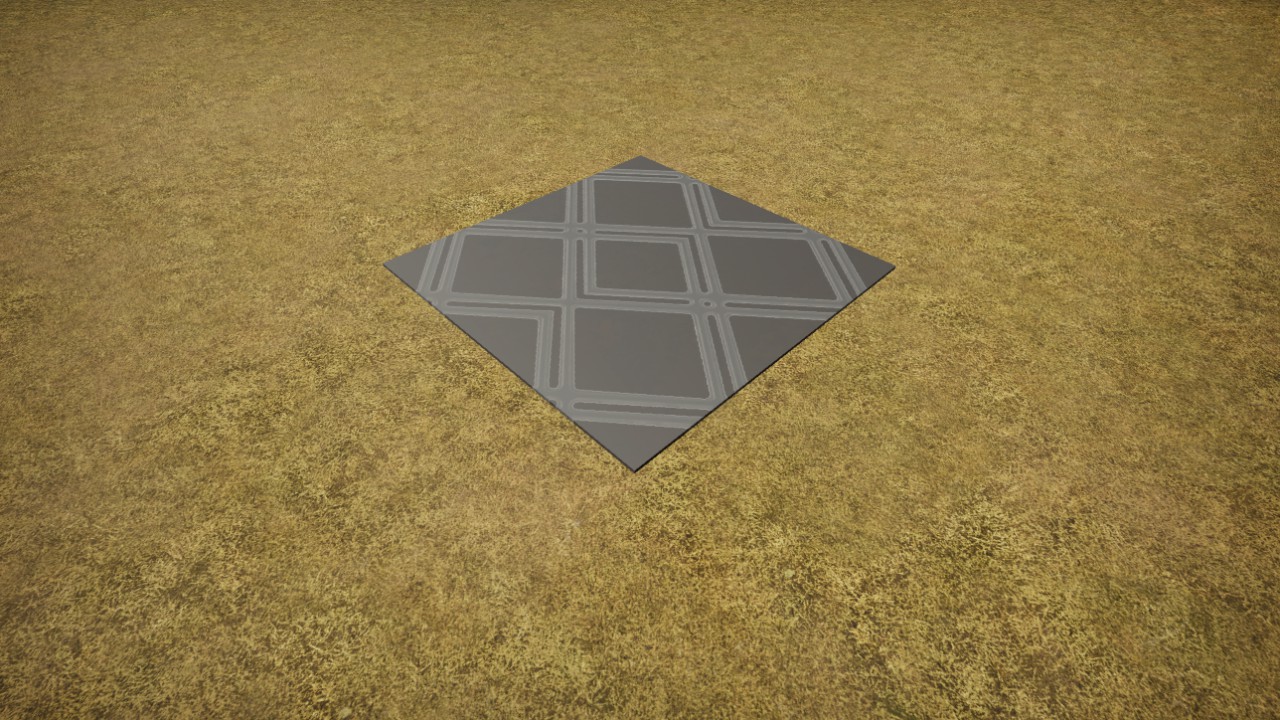 Decorative floor tile