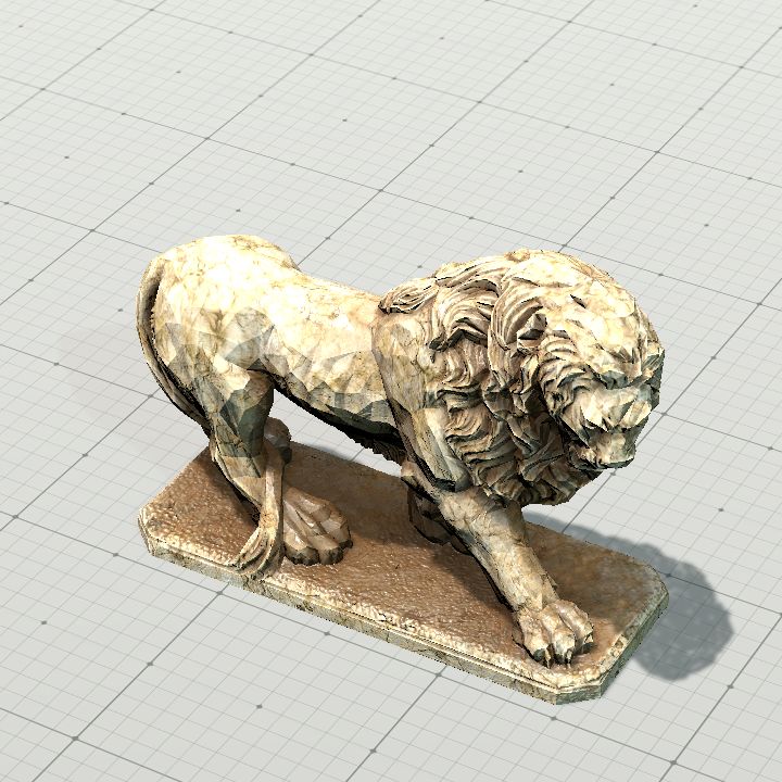 Large Lion Statue