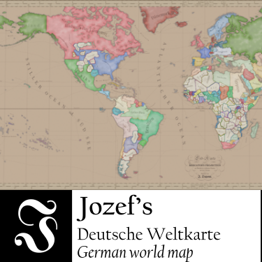 Jozef's German World Map