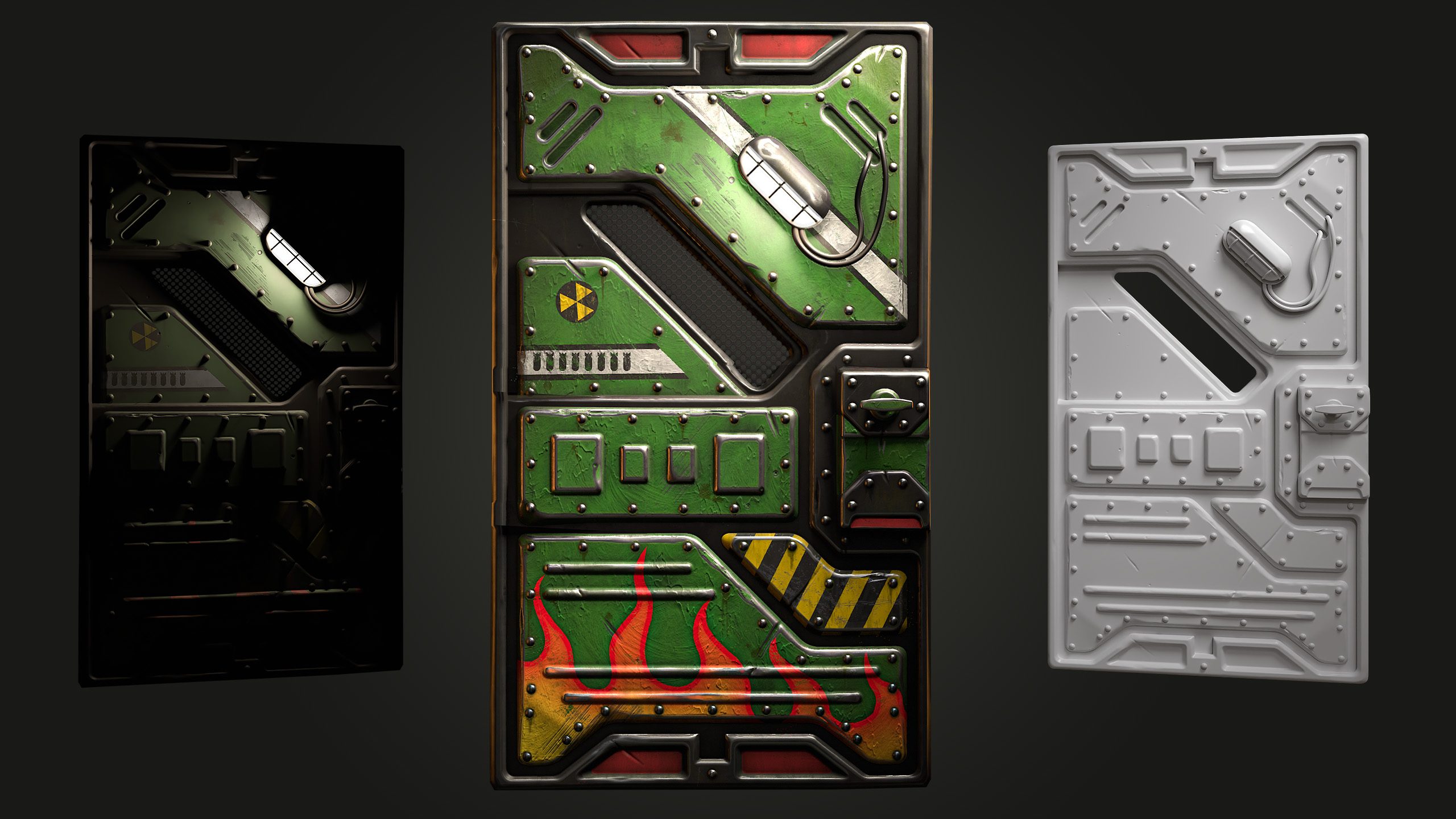 Bombshell Sheet Metal Door