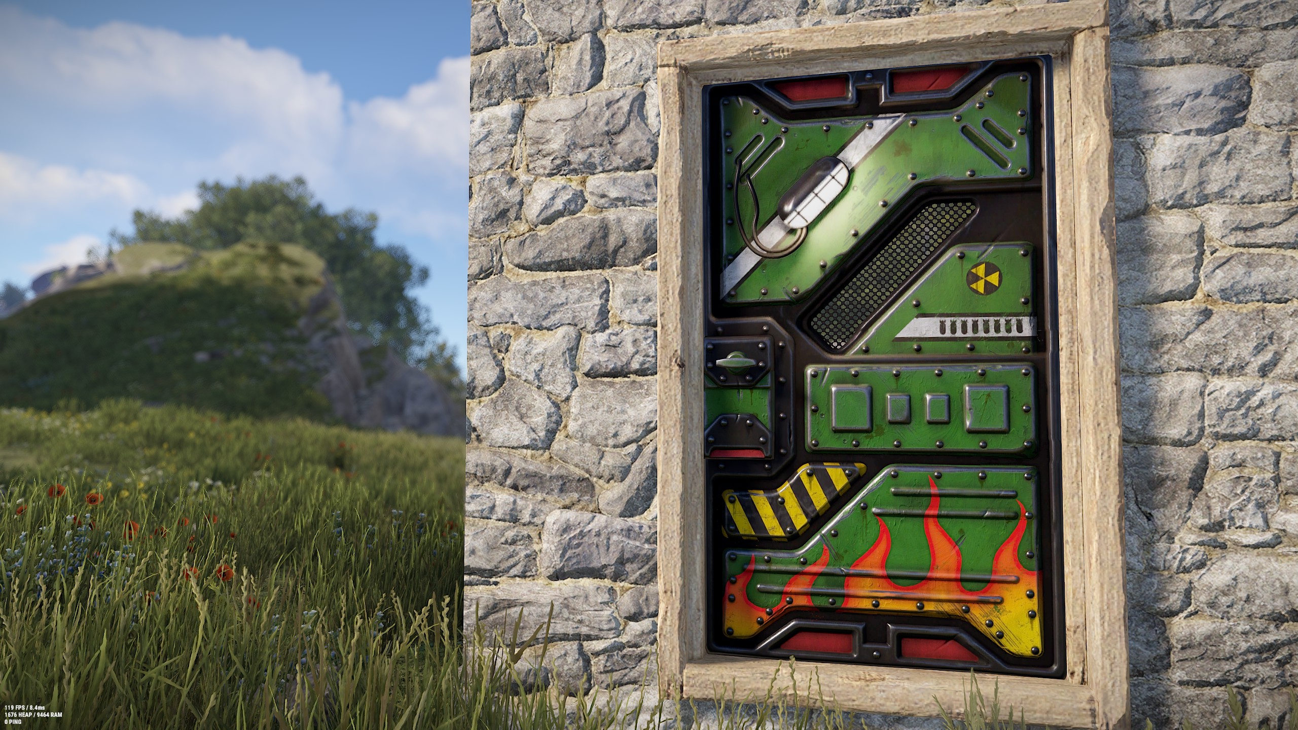Bombshell Sheet Metal Door