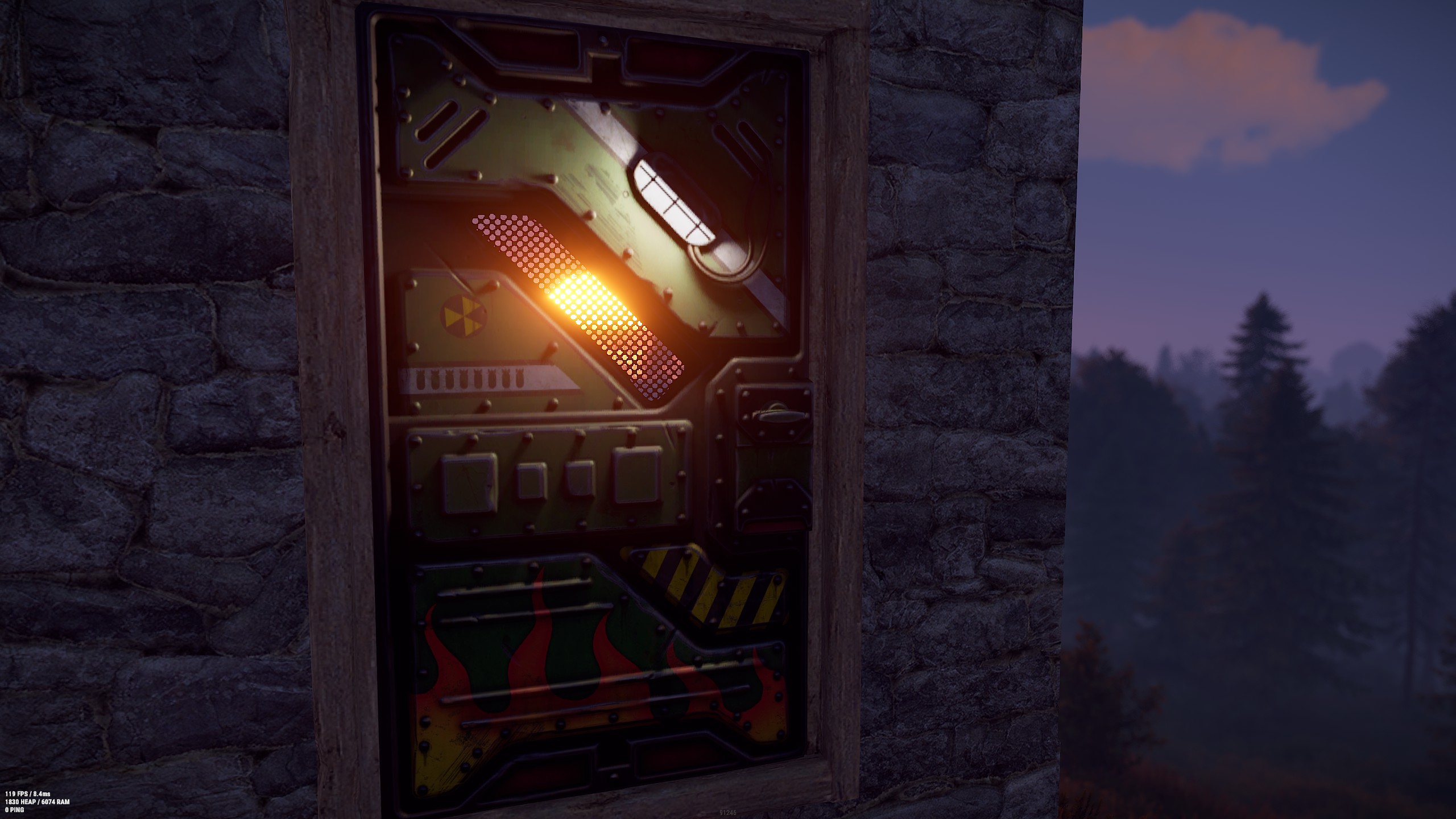 Bombshell Sheet Metal Door