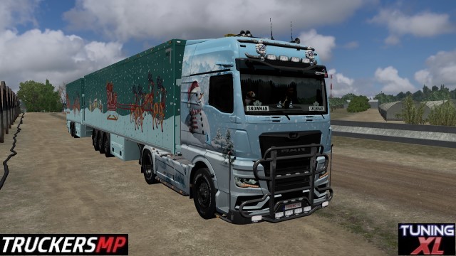 MAN TGX 2020 4x2 Snowman+Trailer (TruckersMP)