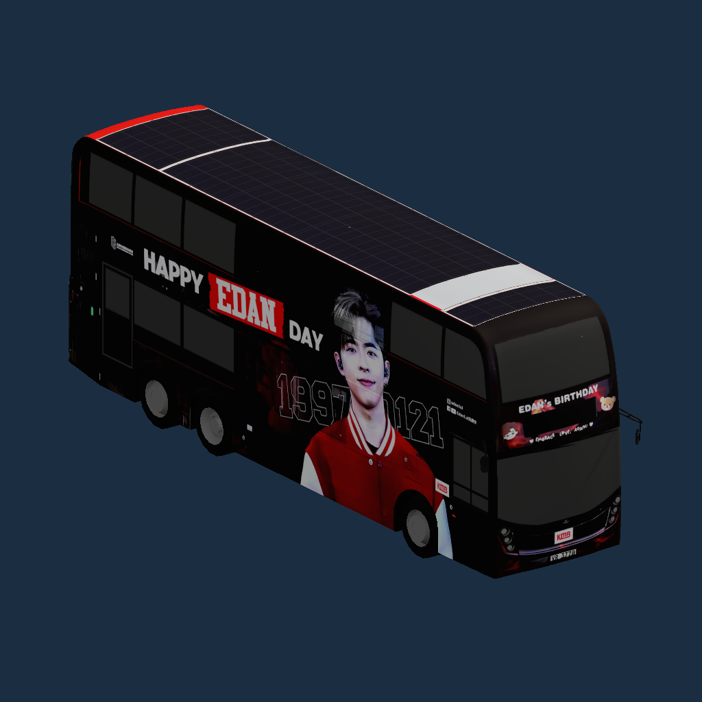 KMB ADL Enviro500MMC 12M VR3778 Happy Edan Day