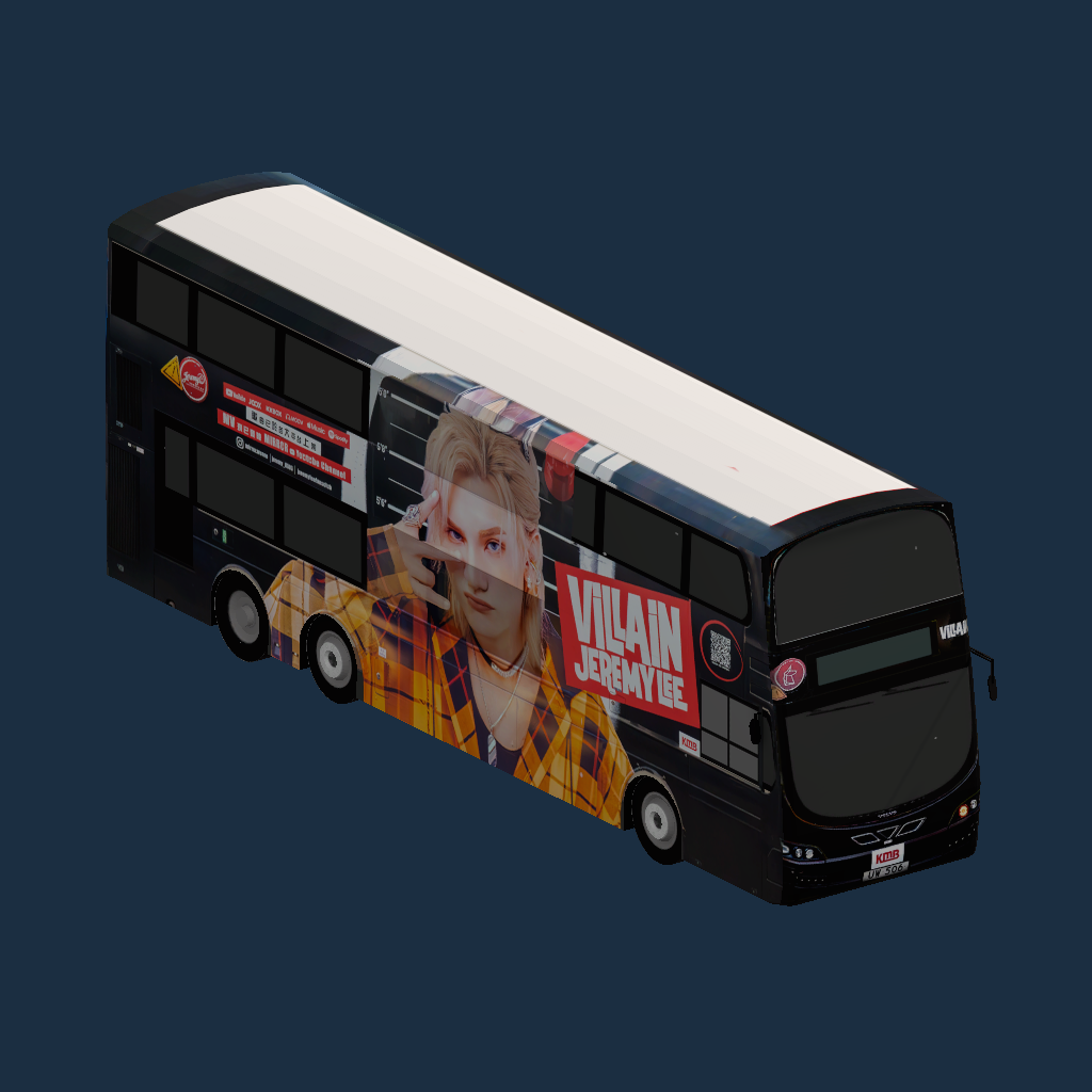 KMB Volvo B9TL 12M UW506 Jeremy Lee Villain