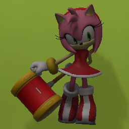 Amy Rose Statue - Sonic Generations