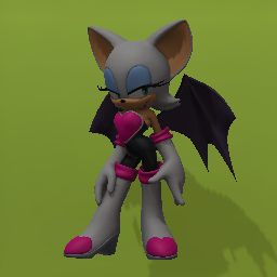 Rouge the Bat Statue - Sonic Generations