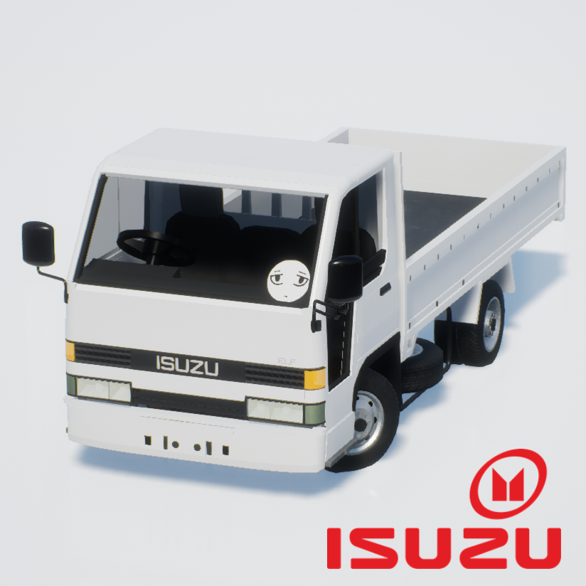 1990 Isuzu ELF Dropside Flatbed