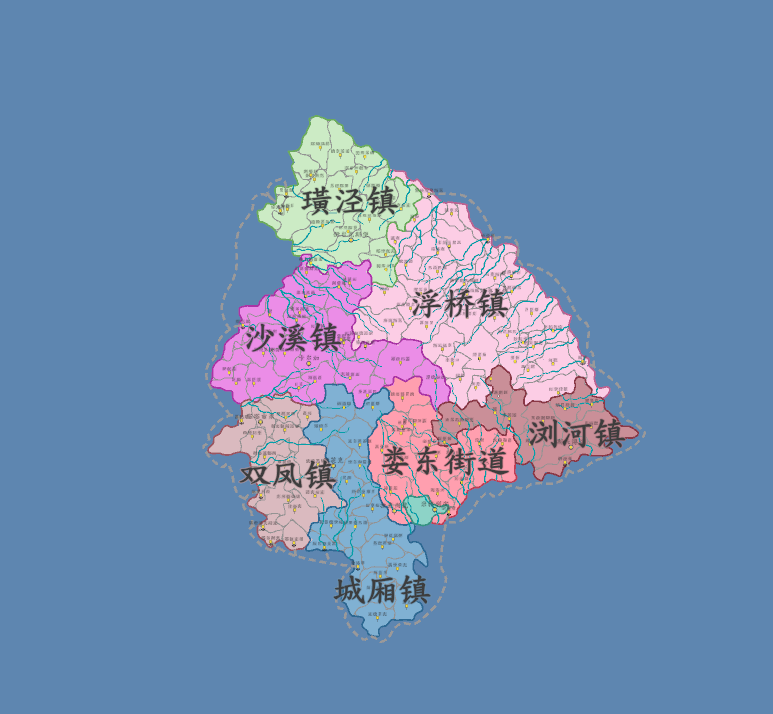 江苏省苏州市太仓市乡镇图