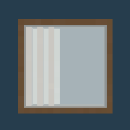 School Window - Curtain Right