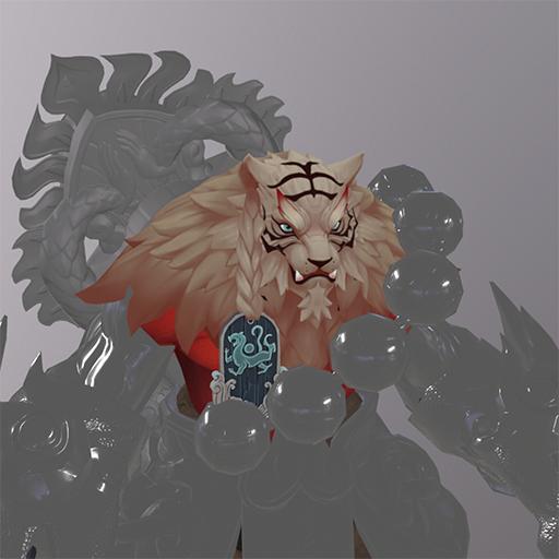 Tiger Axe Head