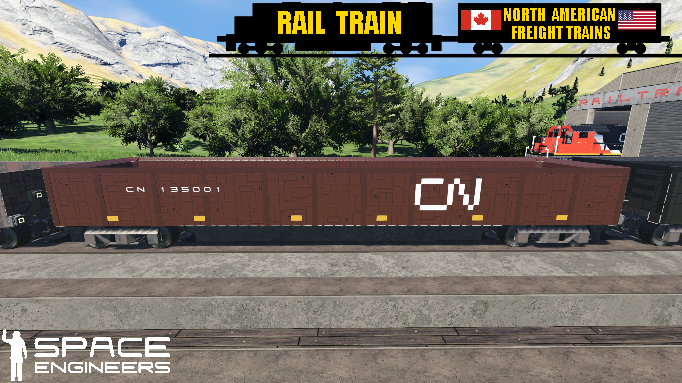 Rail Train CN Gondola