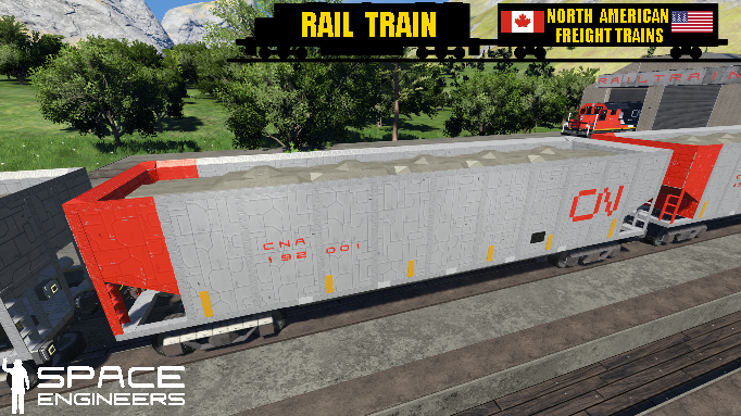 Rail Train CN Open Hopper Car
