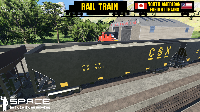 Rail Train CSX Open Hopper Car