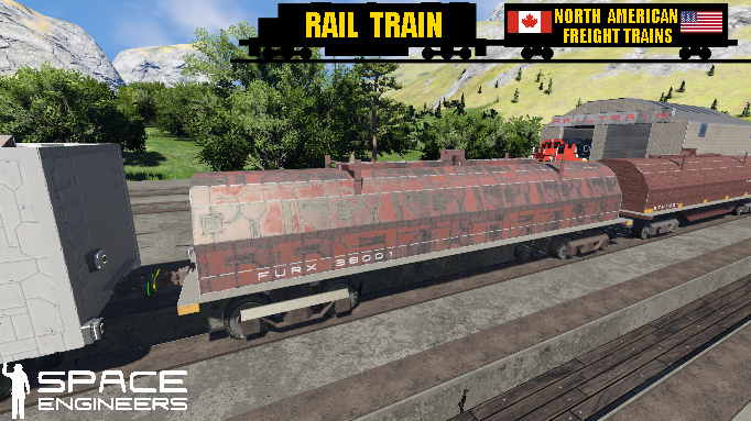 Rail Train FURX Coil Car