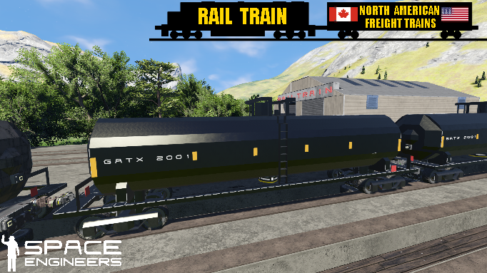 Rail Train GATX Tank Car