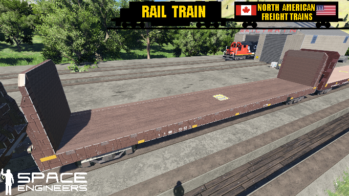 Rail Train NS Bulkhead Car