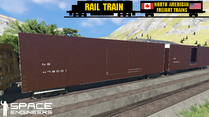 Rail Train NS High Cube Car