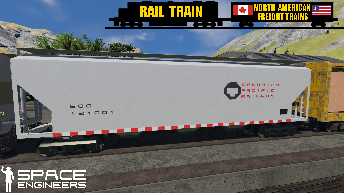 Rail Train SOO (CPR) Covered Hopper Car