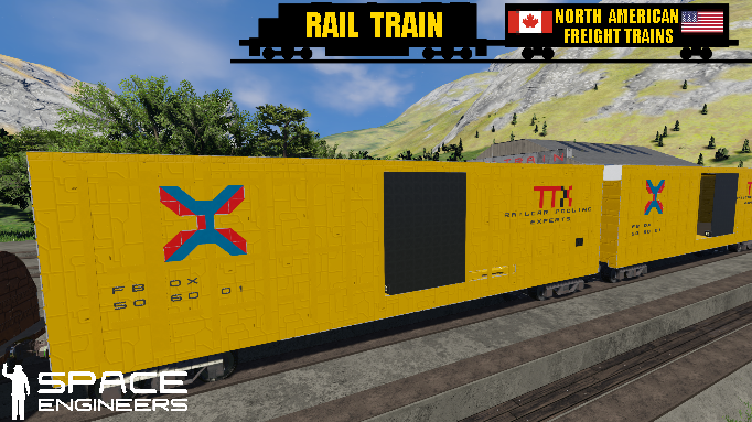 Rail Train TTX High Cube Car