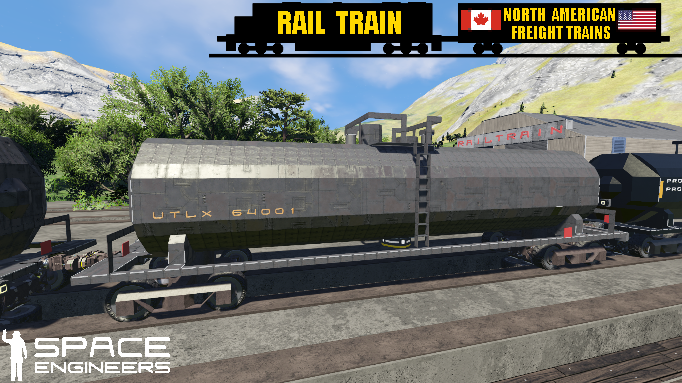 Rail Train UTLX Tank Car