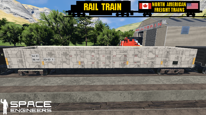Rail Train WC (CN) Gondola