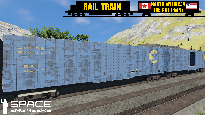Rail Train B&O Boxcar