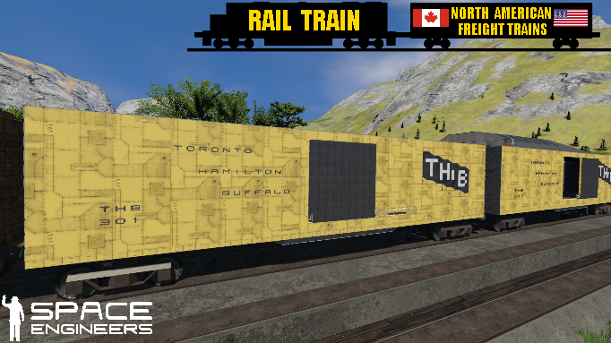 Rail Train THB Boxcar